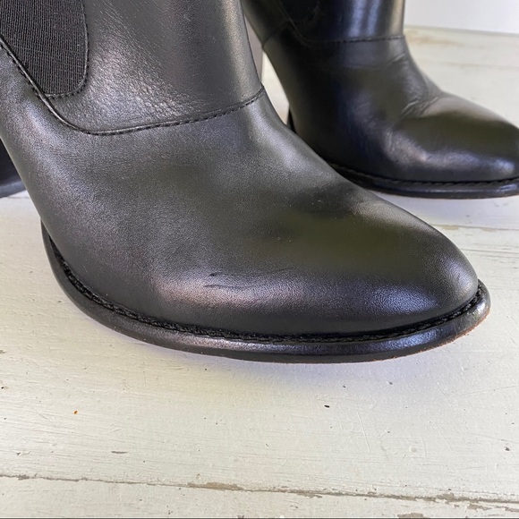 Elizabeth & James Solar Ankle Boots Black/White - Picture 11 of 13